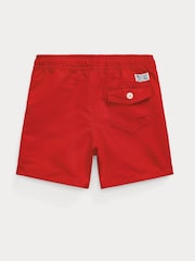 Polo Ralph Lauren Red Boys Traveller Logo Swim Shorts - Image 2 of 2
