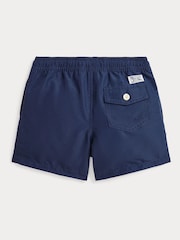 Polo Ralph Lauren Navy Boys Traveller Logo Swim Shorts - Image 2 of 2