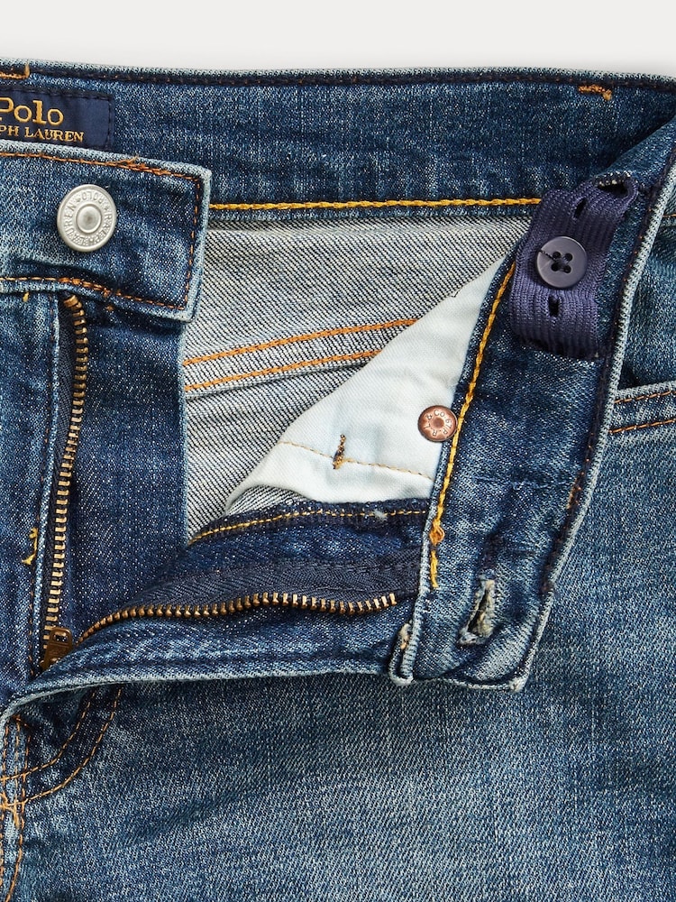 Polo Ralph Lauren Blue Boys Sullivan Slim Stretch Jeans - Image 7 of 7