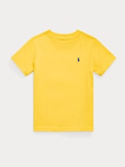 Polo Ralph Lauren Yellow Boys Jersey Crewneck T-Shirt - Image 1 of 2