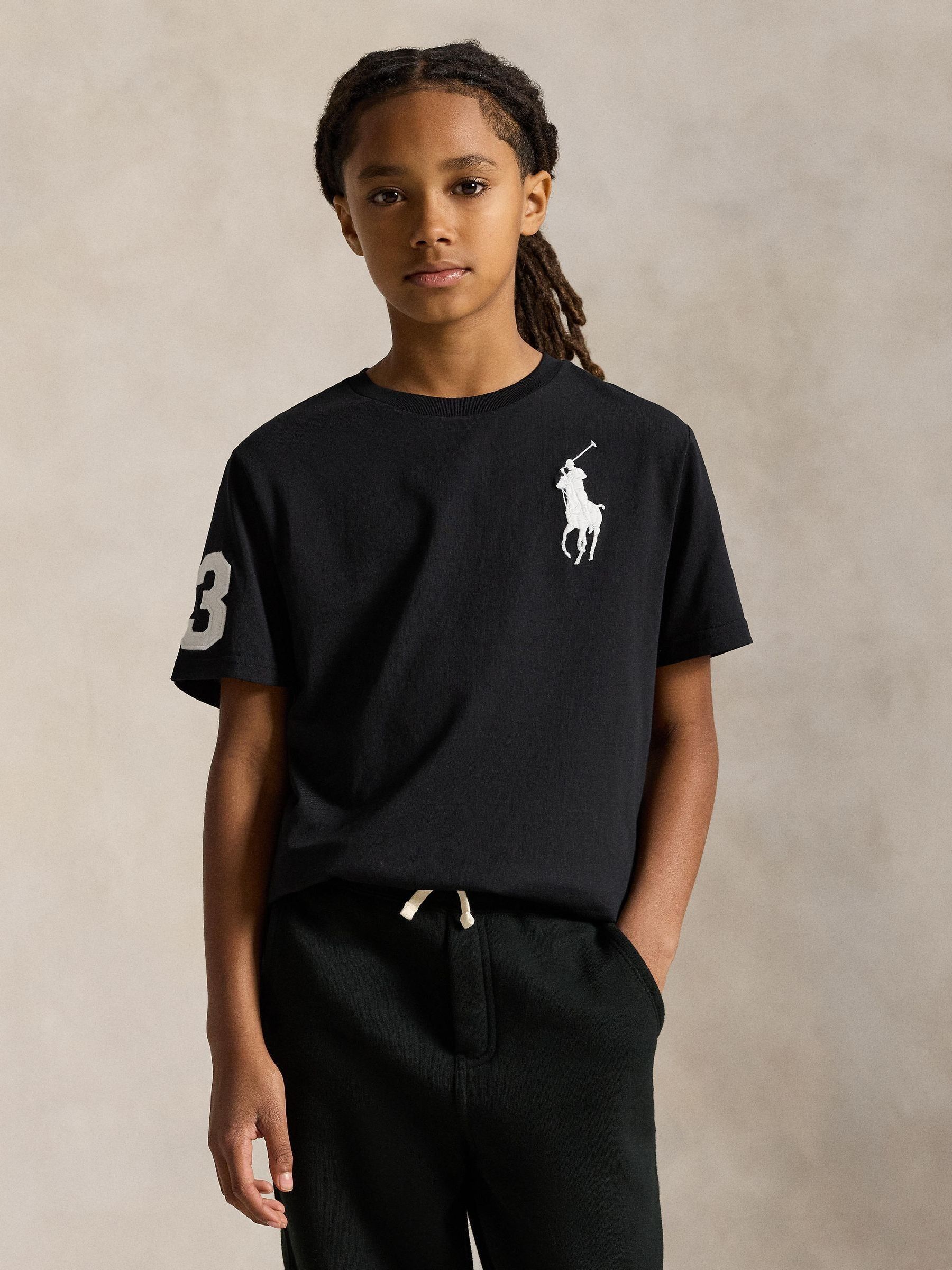 Buy Polo Ralph Lauren Black Big Pony Jersey T-Shirt from Next USA