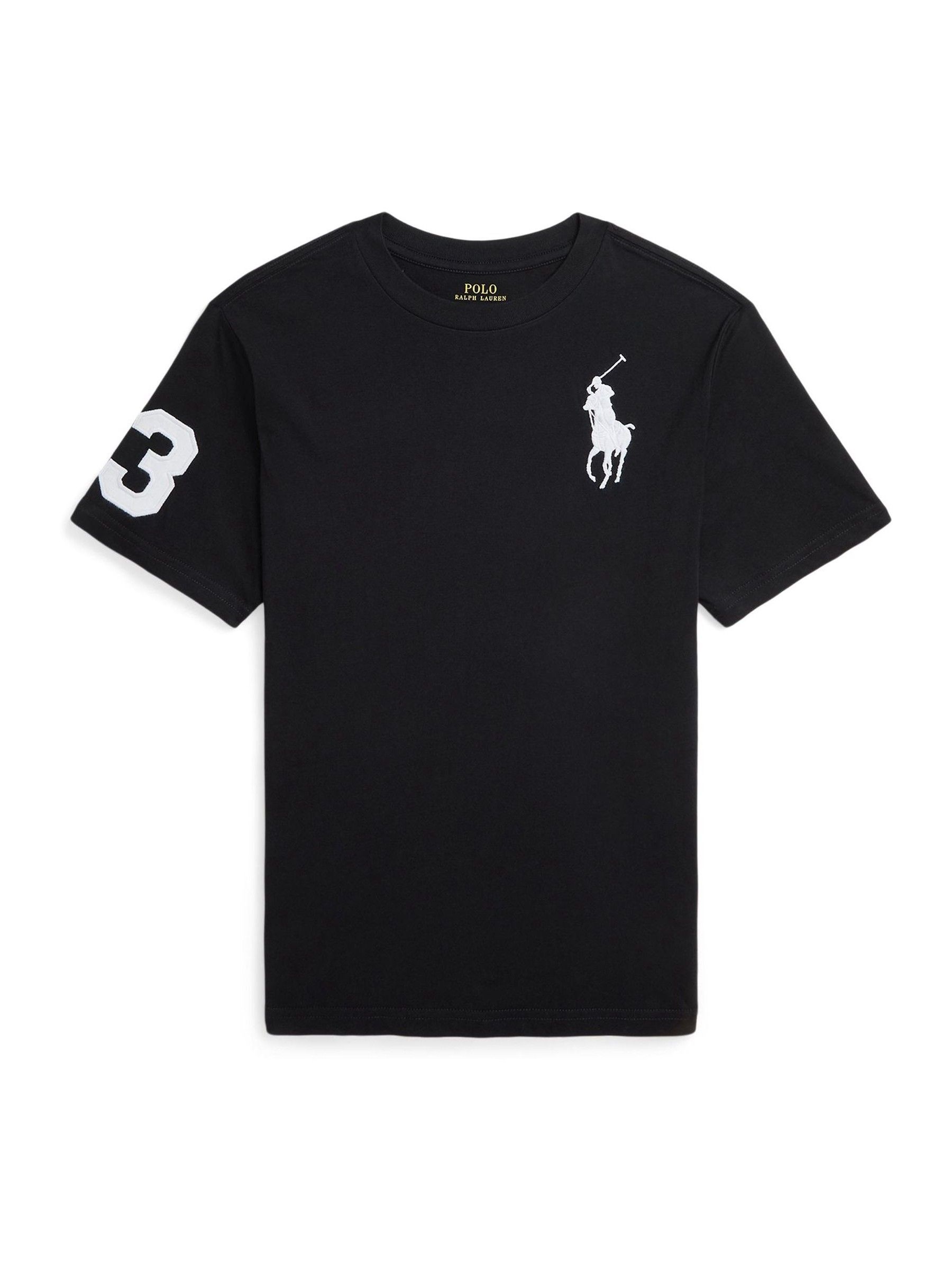 Buy Polo Ralph Lauren Black Big Pony Jersey T-Shirt from Next Italy