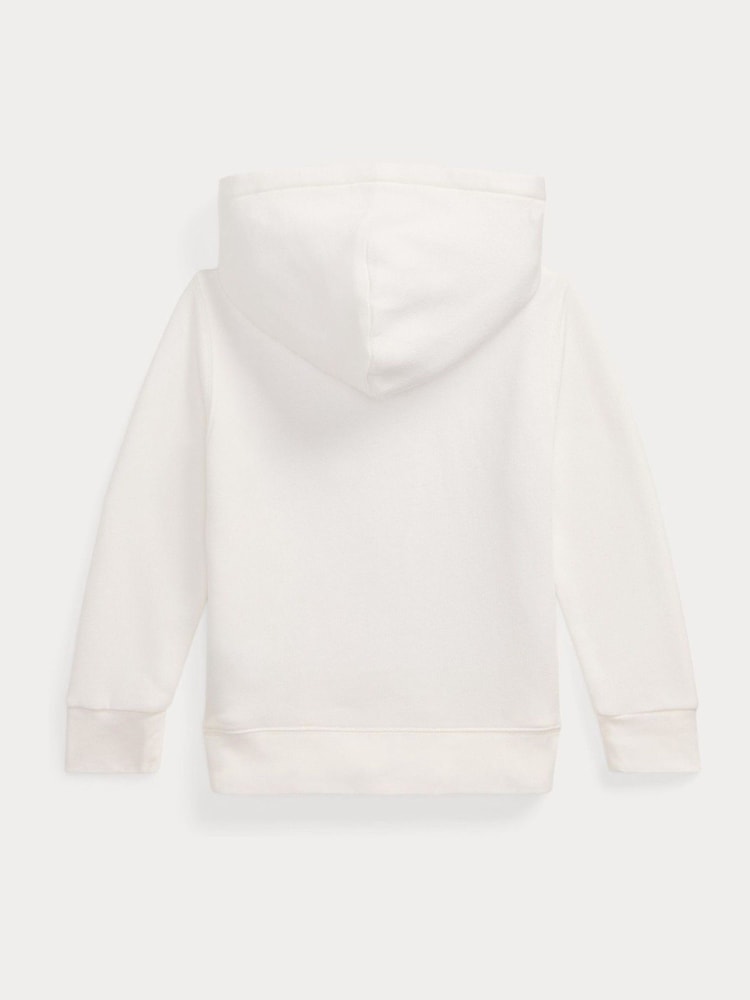 Polo Ralph Lauren White Boys Graphic Hoodie - Image 2 of 2