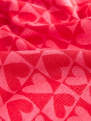 Pink/Red Essential Pure Cotton Short Sleeve Crew Neck T-Shirt - Image 6 of 7