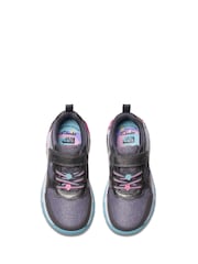 Clarks Grey Standard Fit (F) Combi Tidal Star Trainers - Image 4 of 8