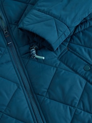White Stuff Green Emilia Quilted Coat - Image 6 of 6