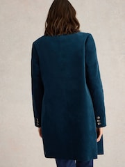 White Stuff Green Velvet Karla Coat - Image 2 of 6