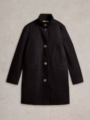 White Stuff Black Velvet Karla Coat - Image 5 of 6