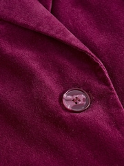 White Stuff Purple Velvet Kamila Coat - Image 6 of 6