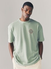 Green Wash Tabasco Licence Graphic 100% Cotton T-Shirt - Image 3 of 9