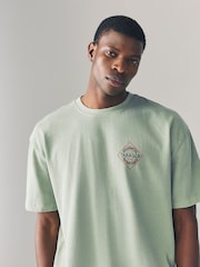 Green Wash Tabasco Licence Graphic 100% Cotton T-Shirt - Image 4 of 9
