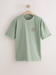 Green Wash Tabasco Licence Graphic 100% Cotton T-Shirt - Image 6 of 9
