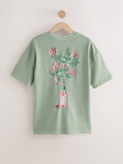 Green Wash Tabasco Licence Graphic 100% Cotton T-Shirt - Image 7 of 9