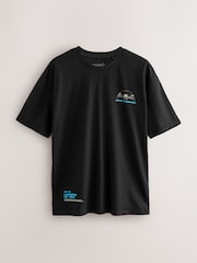 Black 100% Cotton Licence Da Vinci T-Shirt - Image 6 of 8