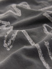Gris anthracite Nirvana - Ajustement régulier - T-shirt imprimé graphique Band - Image 9 de 9