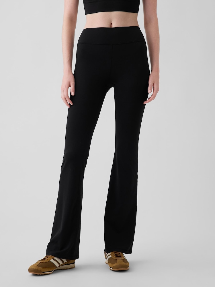 Gap Black GapFit Smooth High Waisted Bootleg Leggings - Image 1 of 5 Gap Black GapFit Smooth High Waisted Bootleg Leggings - Image 1 of 5