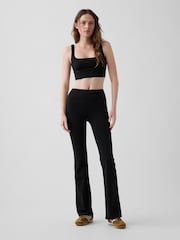 Gap Black GapFit Smooth High Waisted Bootleg Leggings - Image 4 of 5