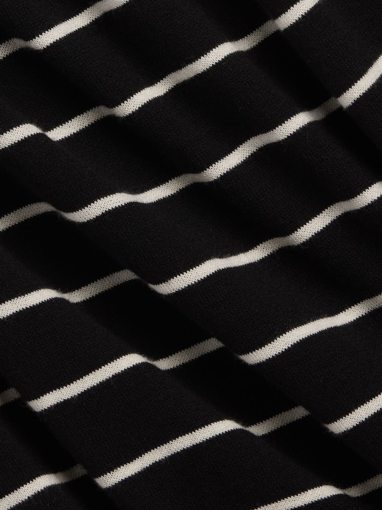 Gap Black Stripe Relaxed Jersey Boatneck Jumper - Image 5 of 5