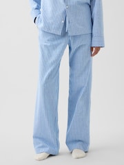 Blau gestreift - Gap Softest Flannel Pyjamas Bottoms - Bild 1 von 4