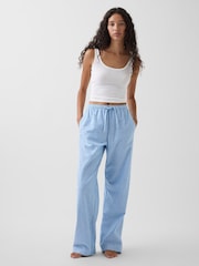 Blau gestreift - Gap Softest Flannel Pyjamas Bottoms - Bild 3 von 4