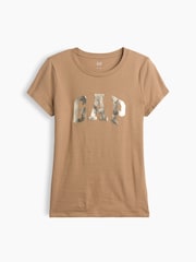 Gap Tan/Gold Logo Short Sleeve T-Shirt - Image 5 of 5