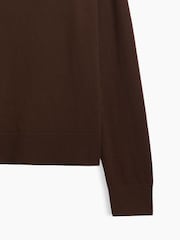 Marrón chocolate - Gap Relaxed Jersey Boatneck Jumper - Imagen 5 de 5