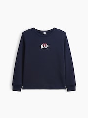 Gap Navy Bow Relaxed Logo Sweatshirt - Image 5 of 5