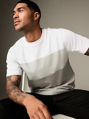 Grey Block T-Shirt - Image 5 of 8