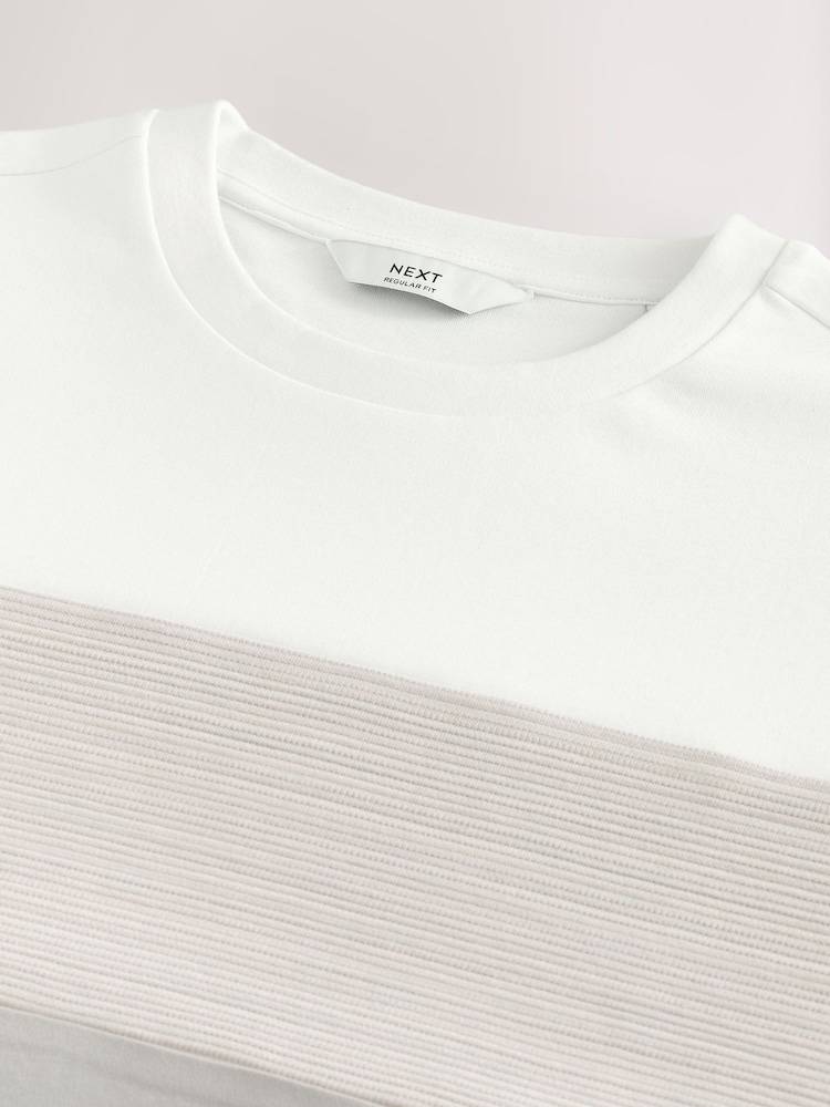Grey Block T-Shirt - Image 8 of 8