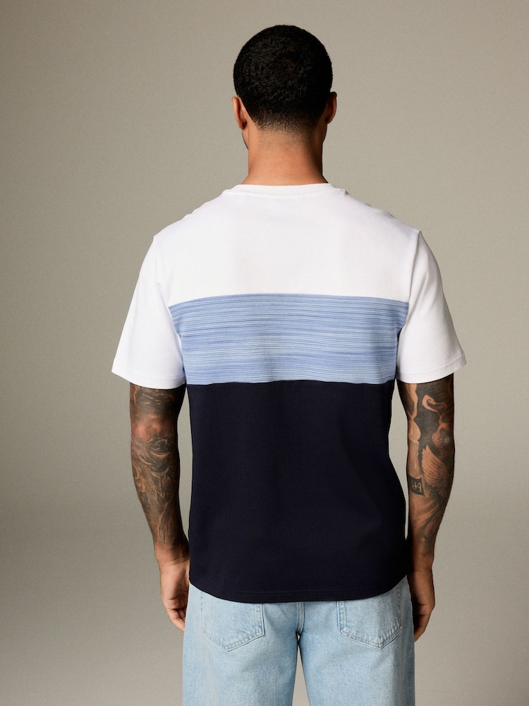 Blue - Block T-Shirt - Image 2 of 8 Blue - Block T-Shirt - Image 2 of 8