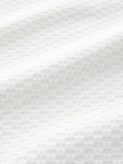 White Regular Fit Textured T-Shirt - Image 9 of 9