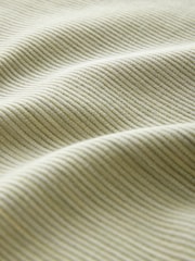 Groen - Enkele - Ruimvallend Ottoman T-shirt met textuur - Image 8 of 8