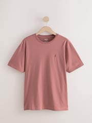 Bleu marine/bleu/rose/vert - Ajustement régulier - T-shirt en coton 100% 4 Paquet - Image 11 of 14