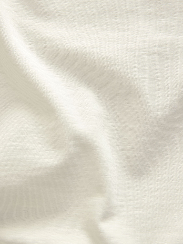 Ecru Relaxed Fit Heavyweight Slub T-Shirt - Image 7 of 7 Ecru Relaxed Fit Heavyweight Slub T-Shirt - Image 7 of 7