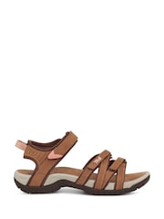 Teva Tirra Leather Walking Ankle Strap Sandals - Image 1 of 6