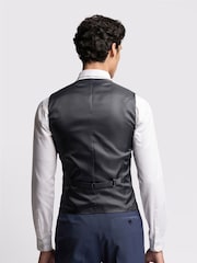 Ted Baker Tailoring Blue Premium Panama Waistcoat - Image 2 of 3