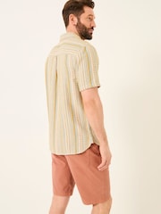 Yellow Short Sleeve Holt Stripe Shirt - Image 2 of 6