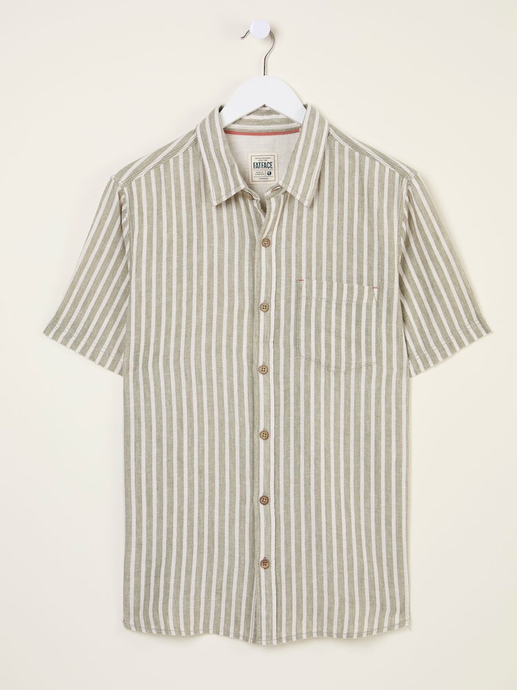 FatFace Short Sleeve Bray Stripe Shirt - Imagen 5 de 5 FatFace Short Sleeve Bray Stripe Shirt - Imagen 5 de 5