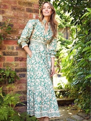 Aspiga Green Emmeline Maxi Dress - Image 1 of 5