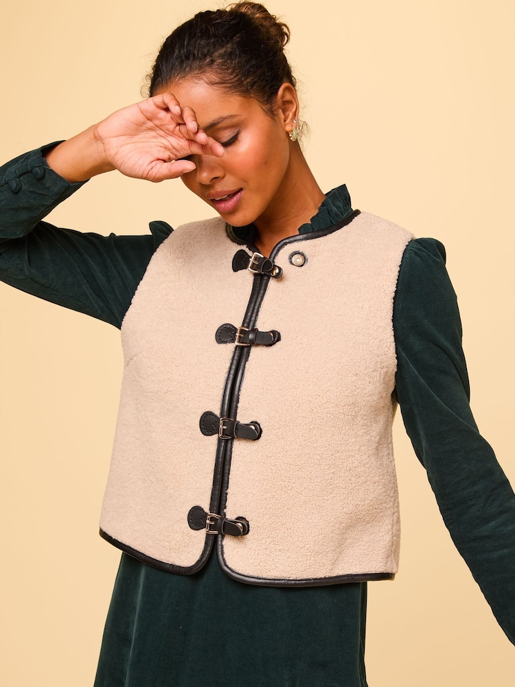Aspiga Buckle Black Gilet - Image 2 of 3 Aspiga Buckle Black Gilet - Image 2 of 3