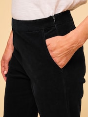 Aspiga Juliette Cotton Stretch Black Trousers - Image 4 of 5