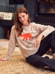 Naranja - Aspiga Orange Polar Bear Jumper - Imagen 3 de 5