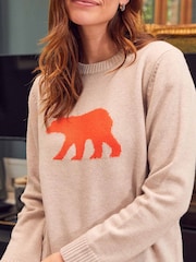 Naranja - Aspiga Orange Polar Bear Jumper - Imagen 4 de 5