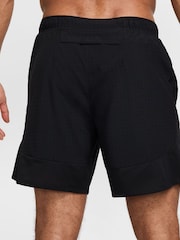 Nike Black Dri-FIT Breathe 7 inch Challenger 2 in 1 Running Shorts - Image 2 of 5