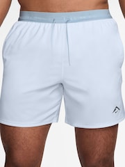 Nike Blue Trail Dri-FIT 6 inch Brief Lined Running Shorts - Image 1 of 5