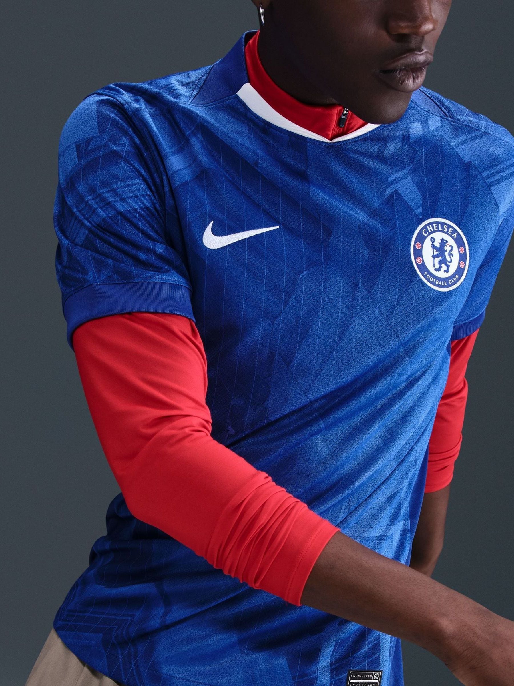 Buy Nike Blue Chelsea FC 2025/2026 Stadium Home Football Shirt