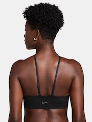 Nike Black One Keyhole Light-Support High-Neck Sports Bra - Image 2 of 4