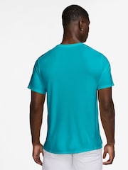 Nike Cactus Blue Miler Run Energy Running T-Shirt - Image 2 of 3