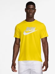 Nike Lightening Yellow Miler Run Energy Running T-Shirt - Image 1 of 3