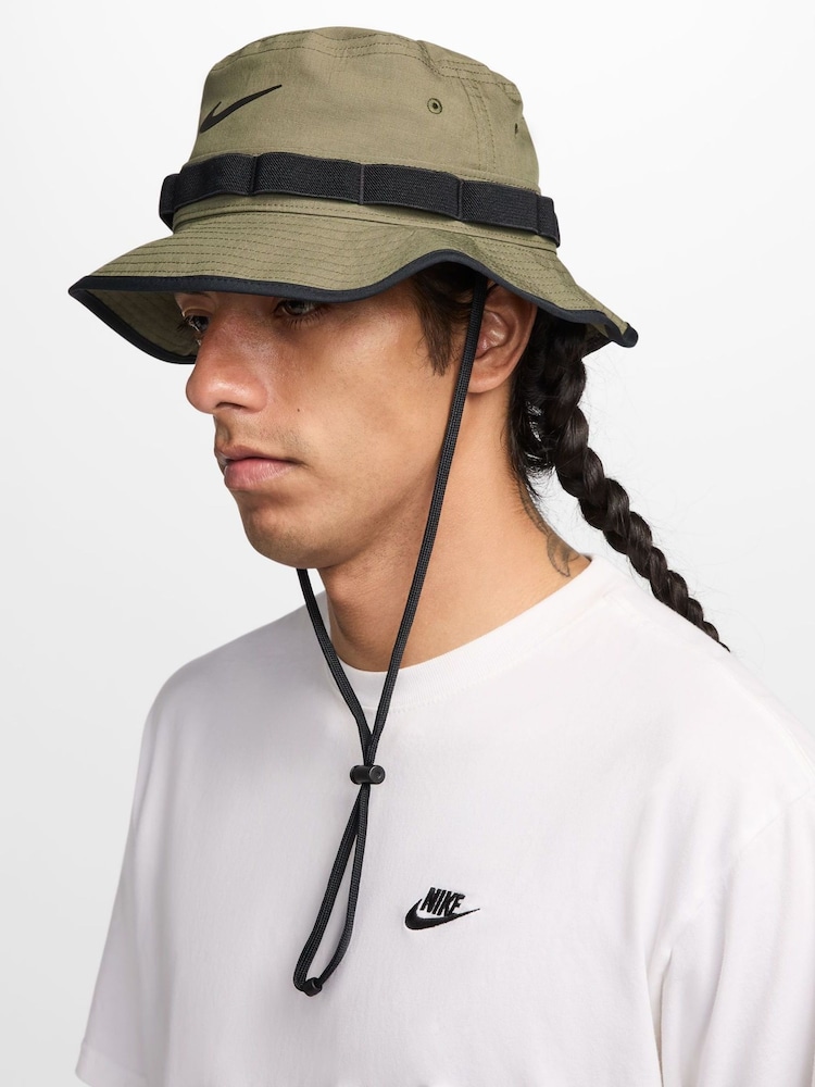 Nike Olive Green Dri-FIT Apex Bucket Hat - Image 3 of 4
